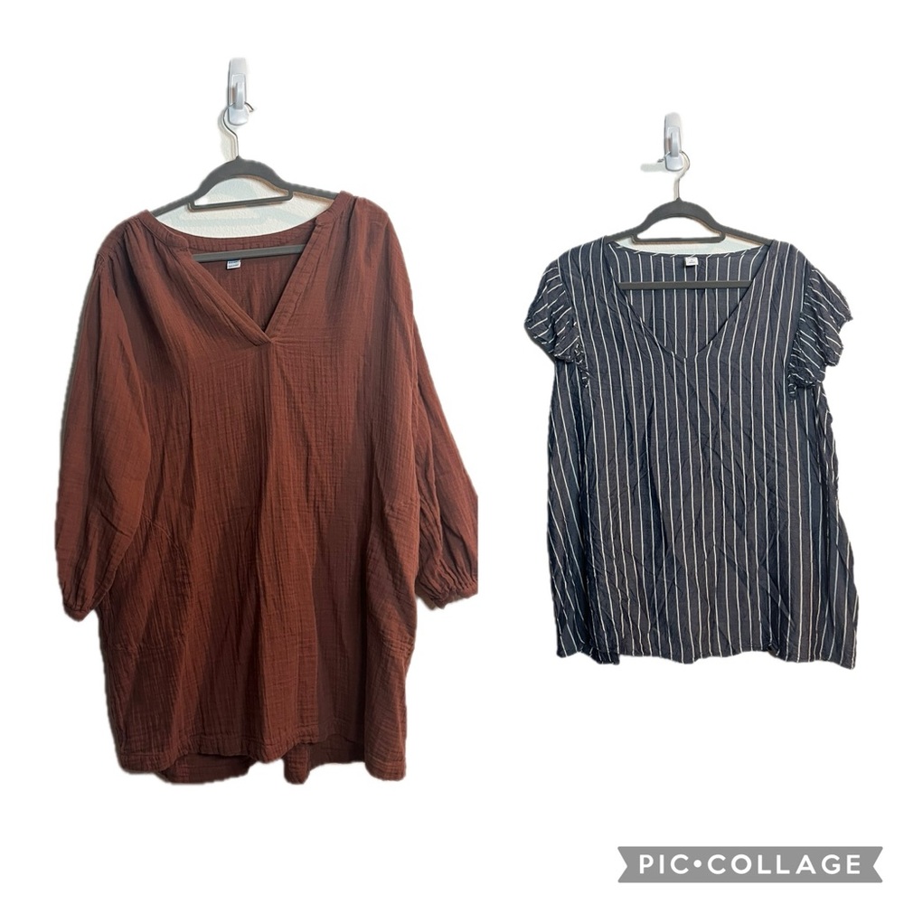 2 items OLD NAVY XL dress and top 4th of July Sale 🇺🇸🥰